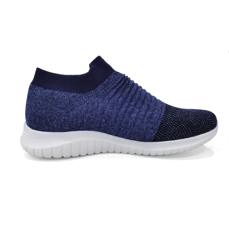 China Popular Latest Fashion Slip-On Knit Sneaker Cheap Sports Running Casual Shoes